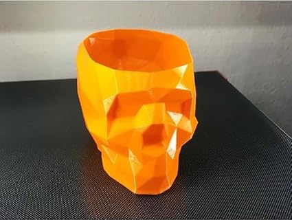 Low Poly Skull Vase Mode (No Flowers) - Celestial Crafts