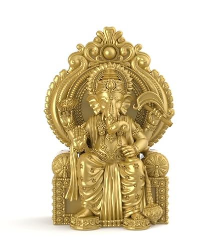 Ganesh Maharaj Model - Sacred Hindu Deity Sculpture - Celestial Crafts