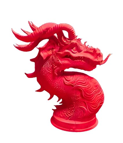 Showpiece - The Dragon's Legacy: Red 3D - Printed Tabletop Art Decorative Showpiece - Celestial Crafts