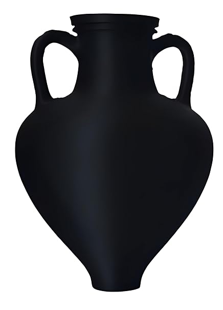 Black Amphora Vase: Classic Elegance Meets Modern Innovation (No Flowers) - Celestial Crafts