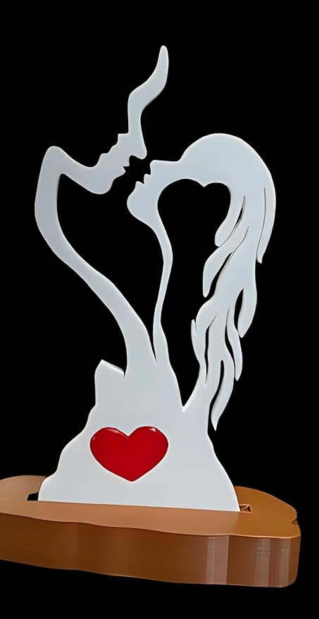 Romantic Embrace Sculpture: A Perfect Valentine's Day Gift - Celestial Crafts