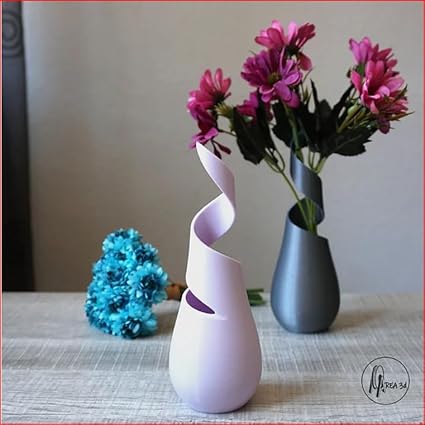Giroid Vase Set of 2 (No Flowers) - Celestial Crafts
