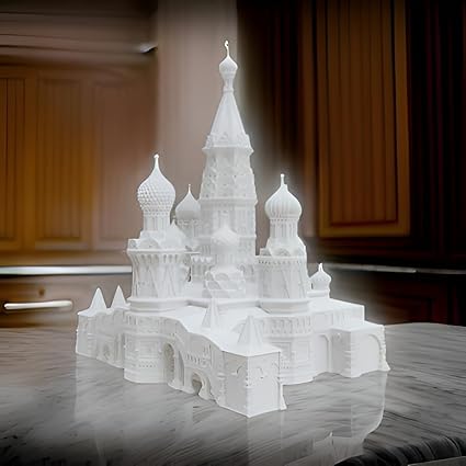 Showpiece - 3D Printed Architectural Masterpiece - Decorative Showpiece - White - Celestial Crafts