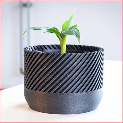 Spiral Planter ? Plant and Flower Pot: Artistic Greenery Display (No Flowers) - Celestial Crafts