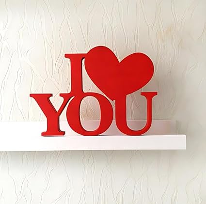 Showpiece - Celestial Craft Expressive 'I Love You' Statue - Heartfelt Valentine's Day for Valentine Day Gift Showpiece for Home Decore - Celestial Crafts
