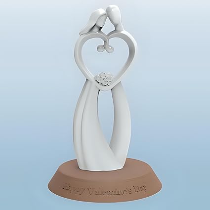 Home decor - : Valentine's Special Loving Couple Statue - Endearing Home Decor Accent - Celestial Crafts