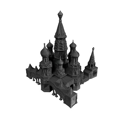 Showpiece - 3D Printed Architectural Masterpiece - Decorative Showpiece - Black - Celestial Crafts