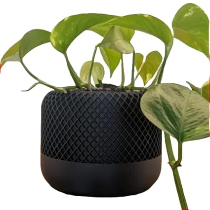 Home decor - Waffle Pattern Pot Pots for Home Decoration | Indoor Pots for Living Room | Decorative Pots for Indoor Plants (No Flowers) - Celestial Crafts