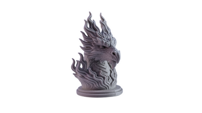Fire Dragon Bust Sculpture Showpiece for Home Decor | Red Dragon India