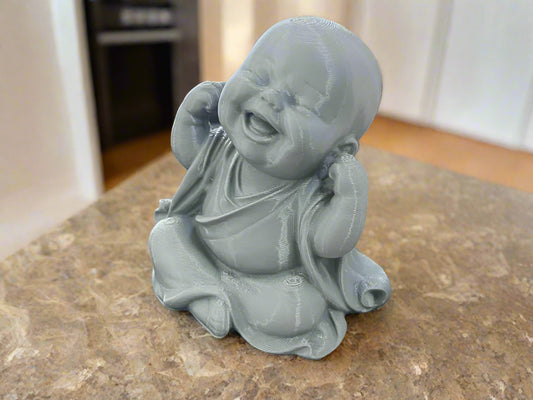 Smiling Monk Figurine