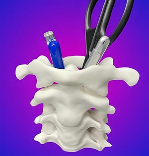 Spine Pen Holder: Unique Desk Organizer - Celestial Crafts