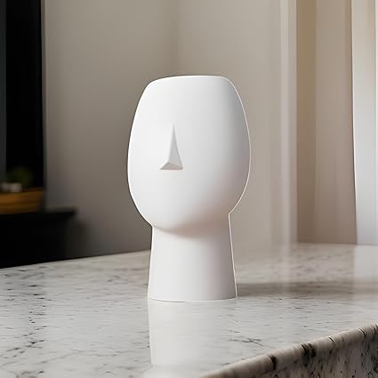 Home decor - 3D Printed Modern Face Vase Â? Unique Home Decor (No Flowers) - Celestial Crafts