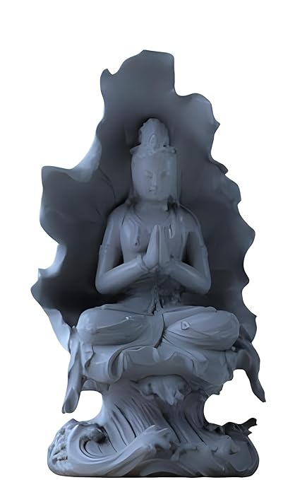 Home decor - : Buddha Guan Yin - Spiritual Home Decor Sculpture - Celestial Crafts