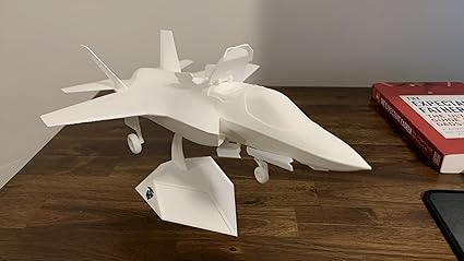 Showpiece - The Ultimate Collector's Item: 3D Printed F - 35 Lightning II Showpiece - Celestial Crafts