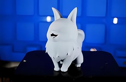 Anime Dog Decorative 3D Printed Miniature - Celestial Crafts