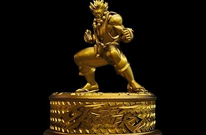 Showpiece - : Game Superhero Decorative Statue - Gold Finish Collectible Showpiece - Celestial Crafts