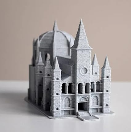 Temple of Time Replica: Exquisite Architectural Masterpiece (Grey) - Celestial Crafts