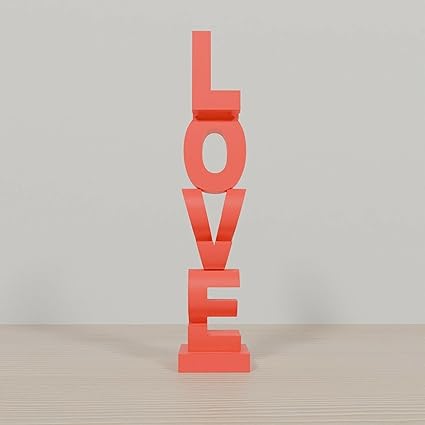 Showpiece - Eternal Kiss: 3D Printed Love Kiss Dual Tower - Romantic Home Decor Accent showpiece - Celestial Crafts