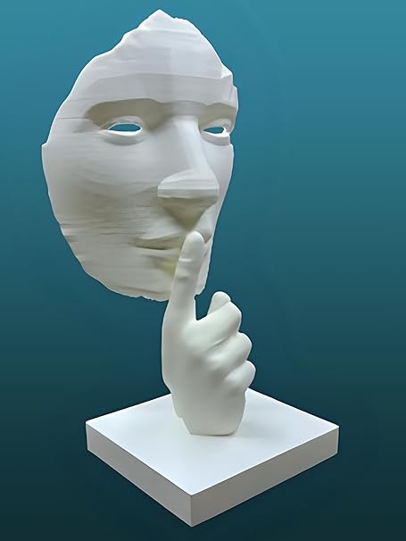 Home decor - : Quiet Sculpture - Tranquil Home Decor Accent - Celestial Crafts