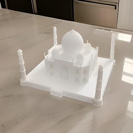 Historical Beauty: 3D Printed Taj Mahal - Stunning Decor Piece - Celestial Crafts