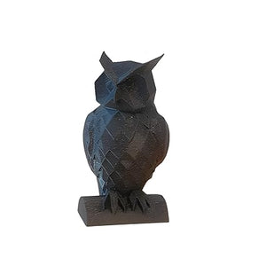 Showpiece - Owl Sculpture Home Decor showpiece (Black) - Celestial Crafts