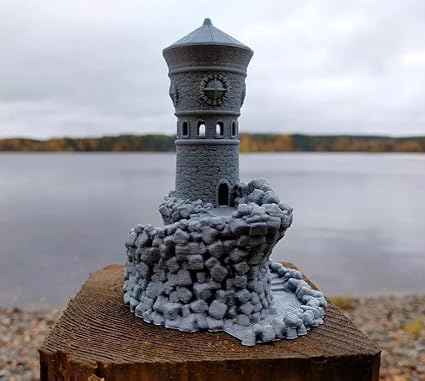 Home decor - Forbidden Watchtower 3D Printed Sculpture Statue Decorative Items Show Pieces for Home Decor Stylish Living Room - Celestial Crafts