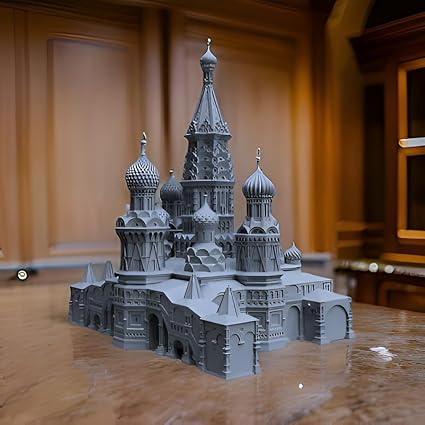 Showpiece - 3D Printed Architectural Masterpiece - Decorative Showpiece - Grey - Celestial Crafts