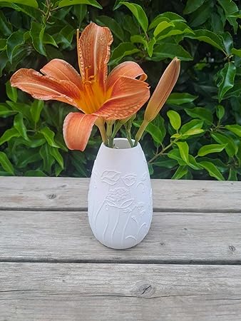 Enchanted Blossom Collection: Elegant Floral Arrangement in Artisan Vase (No Flowers) - Celestial Crafts