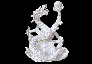 Home decor - Celestial Craft Mystical Guardian: Dragon with Pearl Statue for Luck & Success - Intriguing Home Decor Accent - Celestial Crafts