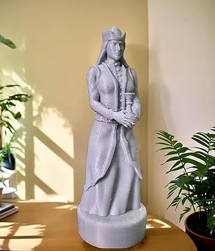 Home decor - Statue of a Woman Holding a Sword Figurine Statue Decorative Items Show Pieces for Home Decor Stylish Living Room T - Celestial Crafts