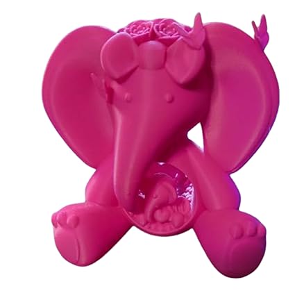 Cute Mom Elephant and Her Little Elephants Artistic Elephant Family Statue - 32cm - A Masterpiece Depicting The Tender Connection - Celestial Crafts