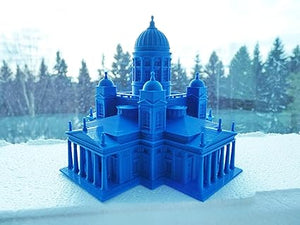 Helsinki Cathedral Replica: Exquisite 3D Printed Architectural Masterpiece - Celestial Crafts
