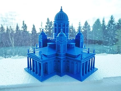 Helsinki Cathedral Replica: Exquisite 3D Printed Architectural Masterpiece - Celestial Crafts