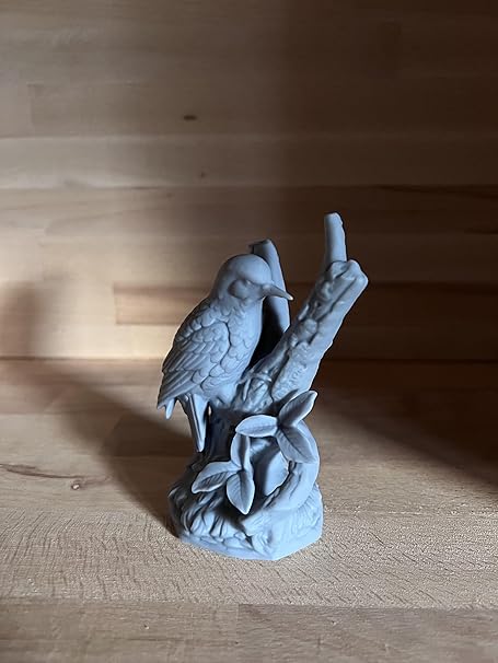 Showpiece - Bird Sitting on a Branch Handicrafted Polyresin Cute Bird Love Birds Sitting On Tree Branch Figurine Showpiece for Home Decor - Celestial Crafts
