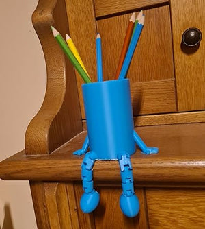 Celestial Craft Flexi Legs Fun: Pencil Holder with Flexi Legs - Quirky Home and Office Organizer - Celestial Crafts