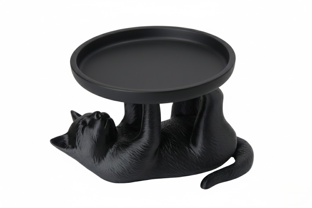 Playful Cat Jewelry Tray – Feline Organizer | Cute Resin Storage for Rings, Earrings & Accessories | Home Vanity Decor India