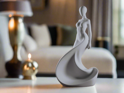 Abstract Female Figurine Showpiece for Home Decor | Modern Art Sculpture India