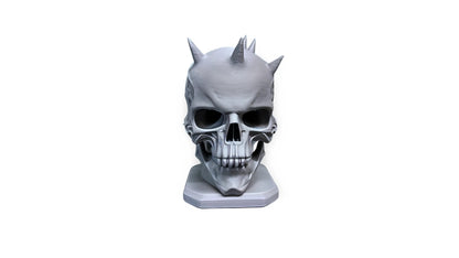 Skull with Crown Sculpture Showpiece for Home Decor | Gothic Skull India