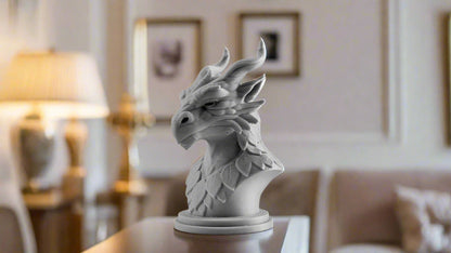 Forest Dragon Bust Sculpture Showpiece for Home Decor | Nature Dragon India