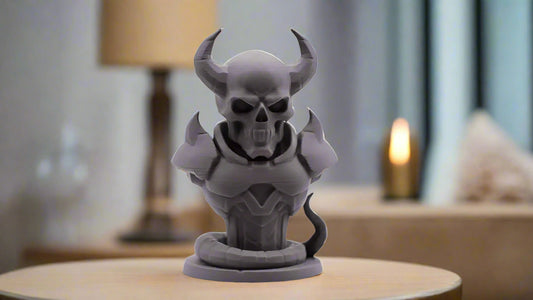 Hellborn Sentinel  Demonic Warrior Statue