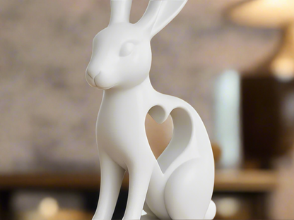 Bunny Figurine Showpiece for Home Decor | Love Rabbit Sculpture India
