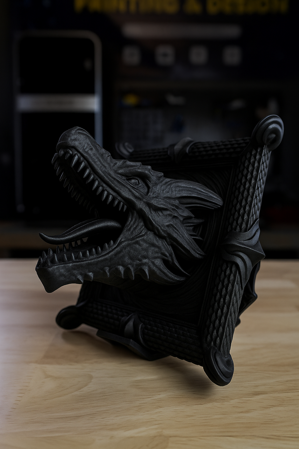 Dragon Frame & Wall Art – Fierce Wall-Mounted