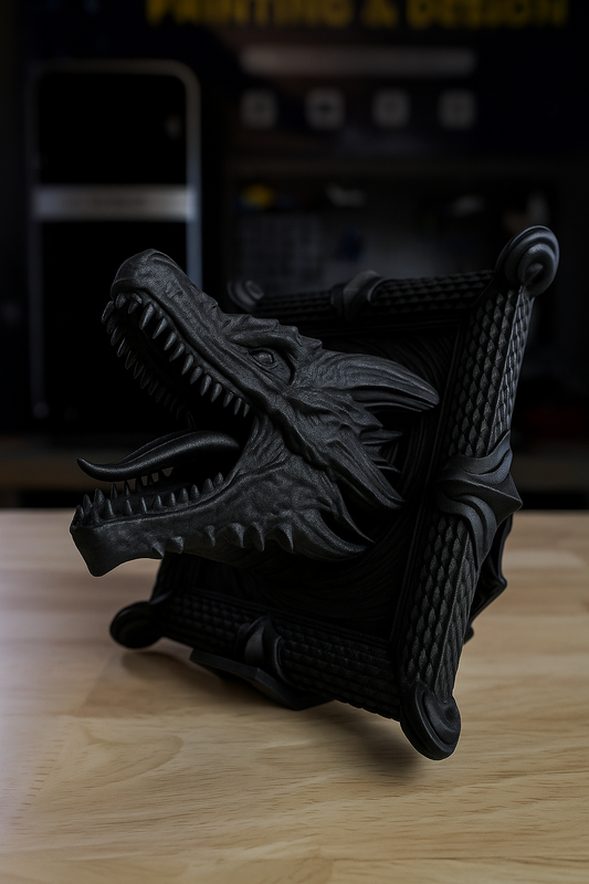 Dragon Frame & Wall Art – Fierce Wall-Mounted