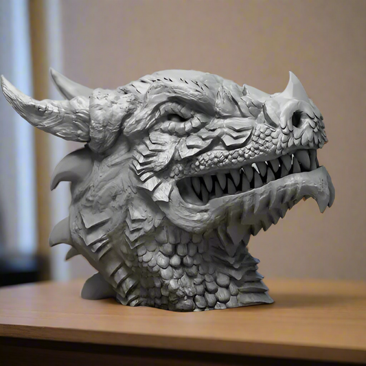 Dragon Headphone Stand Dragon Headset Stand Perfect Gamer Gift Dragon Headphone Legend expert Decor Accent Grey