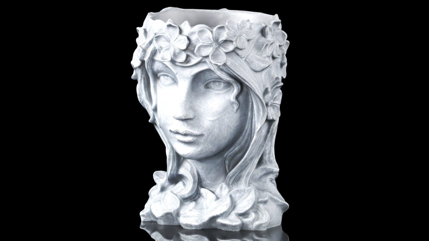 YARNOW Face Planter - Resin Human Head Succulent & Cactus Pot for Indoor/Outdoor - Celestial Crafts