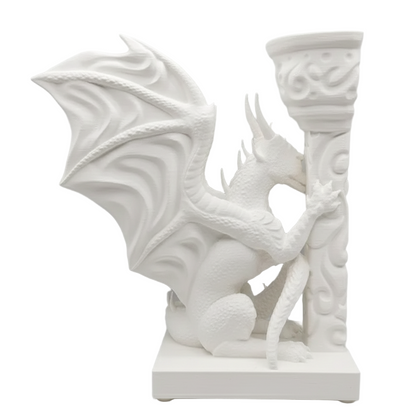 Dragon Bookends - PLA Resin Mythical Shelf Decor for Indian Homes