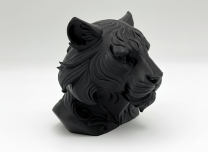 Tiger Bust Sculpture - Royal Indian Wildlife Art Décor for Homes