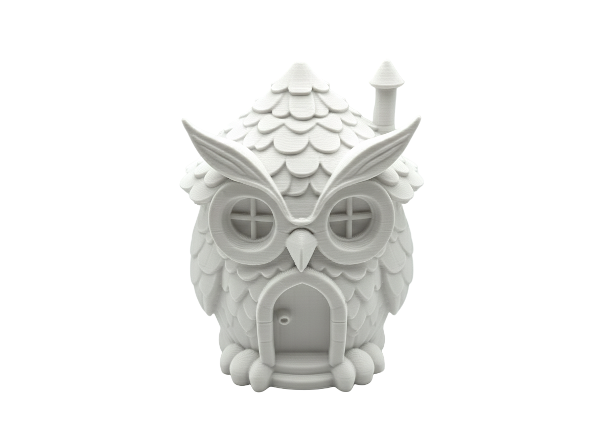 Whimsical Owl Fairy Cottage Sculpture – Premium Fantasy Art Decor | Unique Gift for Collectors India