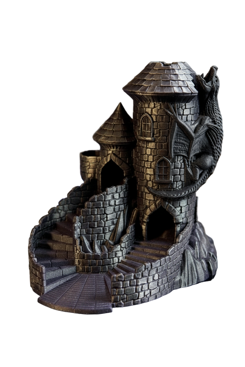 Fortress of the Dragon King – Majestic Fantasy Castle Showpiece | Premium Home Decor & Gift for Indian Collectors