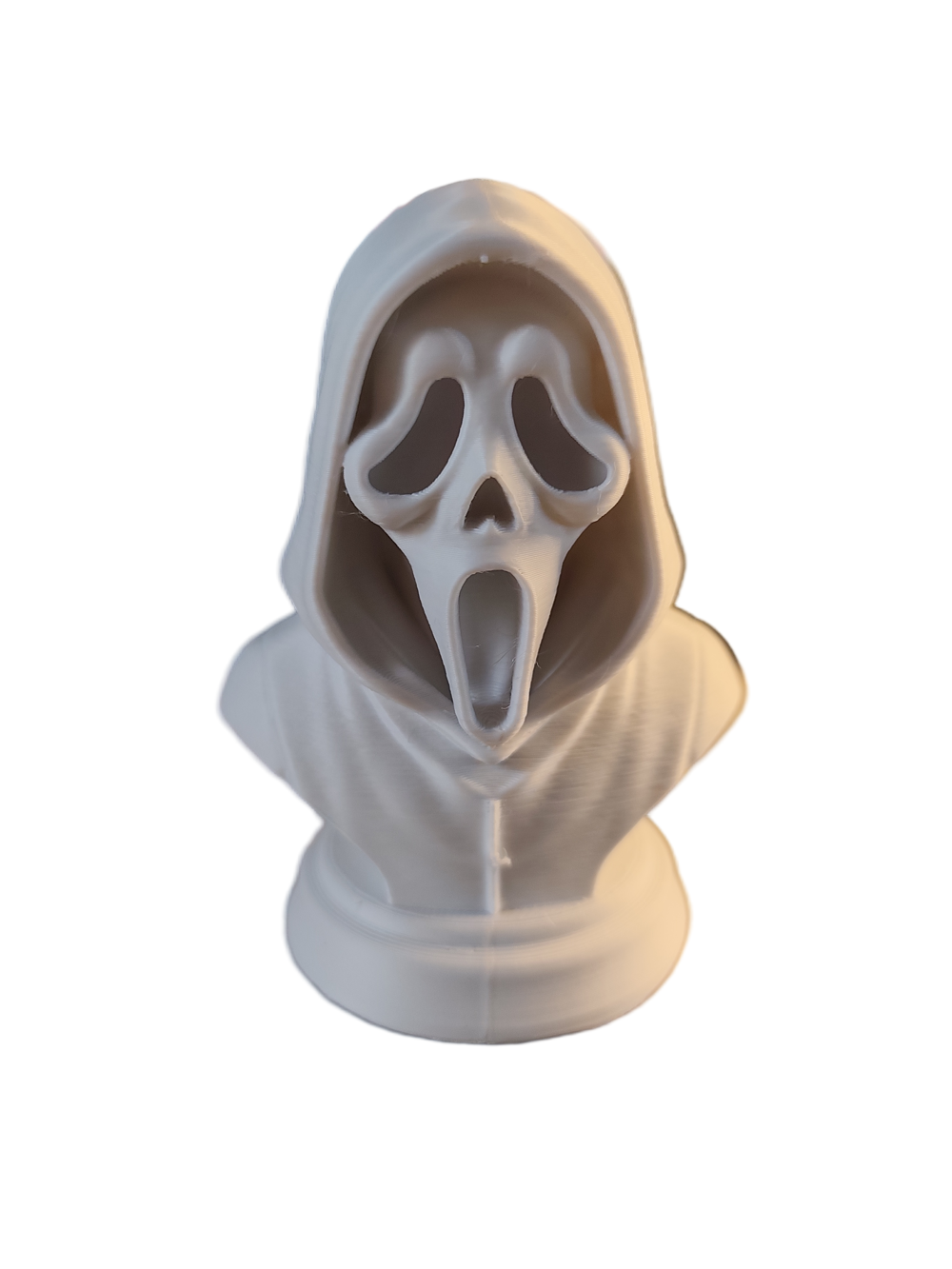 Ghostface horror bust white resin figure collectible statue movie merchandise